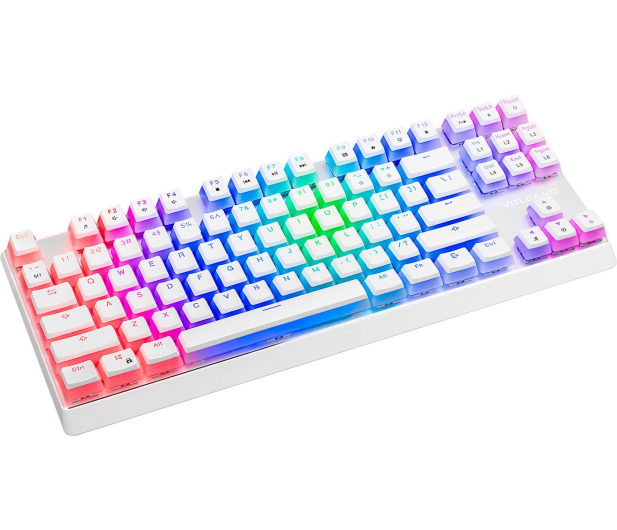 MODECOM Przewodowa klawiatura mechaniczna RGB PUDDING EDITION biała K-MC-LANPARTY-U-RGB-BLUE-200-PUDD - 697612 - zdjęcie 2